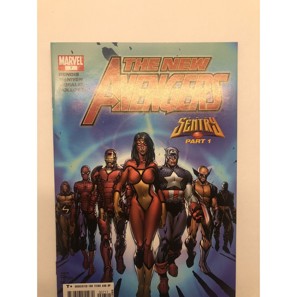 New Avengers #7 Sentry Part 1 First Appearance of The Illuminati 🔑 - Picture 2 of 10